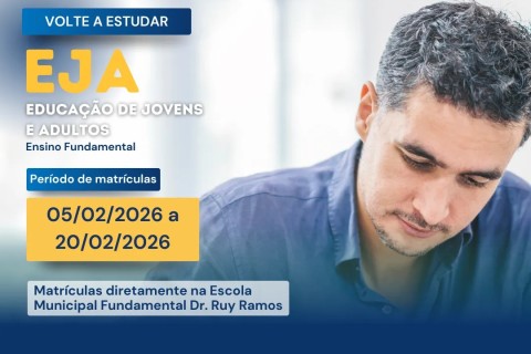 Secretaria de Educação de Ijuí divulga período de matrículas para a EJA