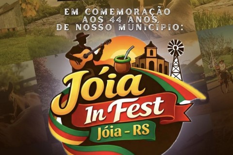 Município de Jóia divulga programação da 1a edição do Jóia In Fest