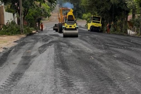 Ijuí avança com asfaltamento em diversos bairros