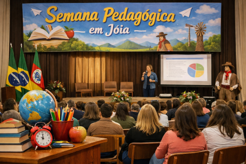 Secretaria de Educação de Jóia promove Semana Pedagógica com extensa programação
